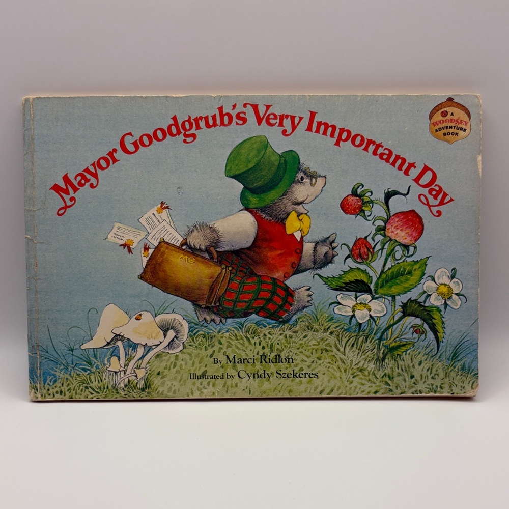 Vintage Kids Book  Mayor Goodgrub’s Very Important Day  Fischer Price